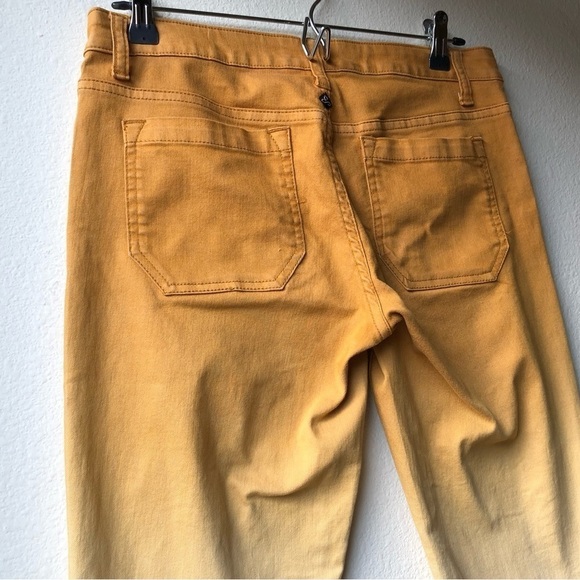 prAna Jett Ombré Dip Dye Organic Cropped Jeans Sz 6 - Picture 9 of 14